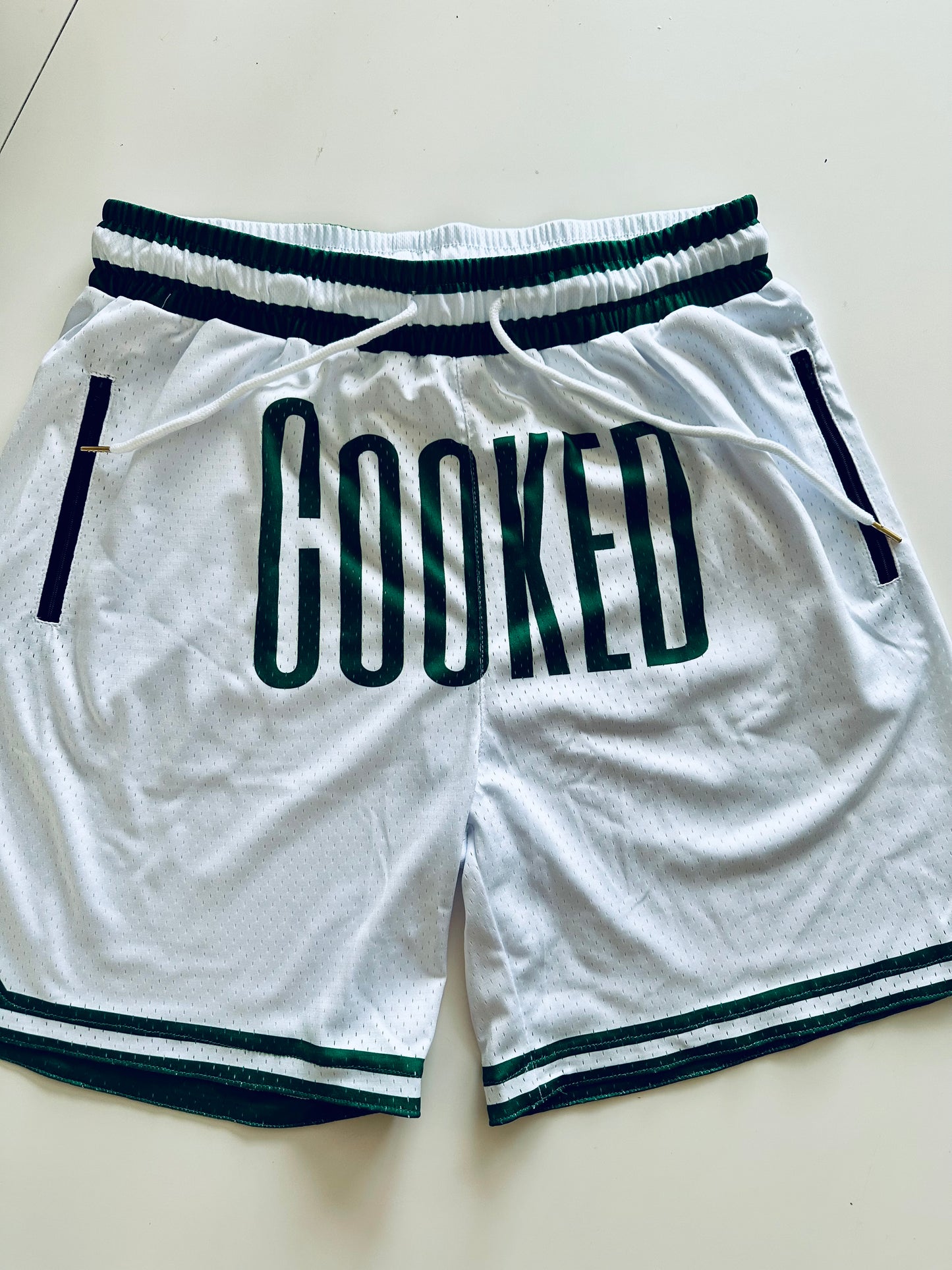 Cooked Celtics mesh shorts