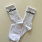 White Crew Socks