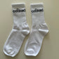 White Crew Socks